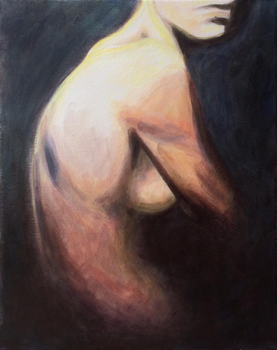 "Torso", Acrylics on canvas, Wilco van Iperen, Ibiza (2021)